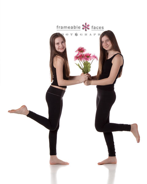 Frameable Faces Photography - Twin Sisters