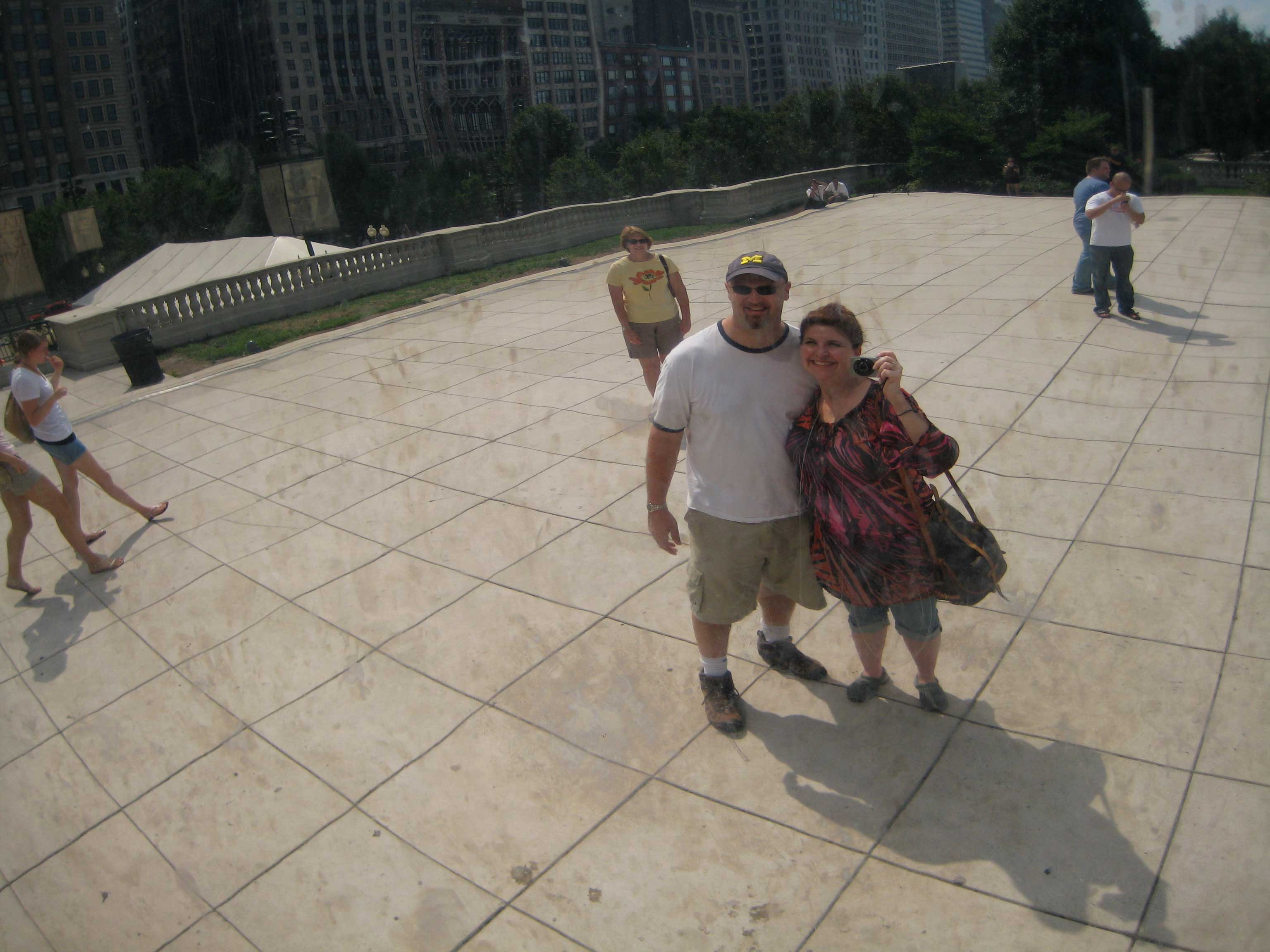Doug and Ally at the Chicago "Bean"
