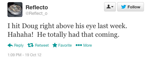 Reflecto's first tweet